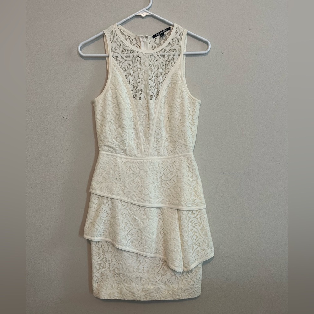 Cream lace dress
